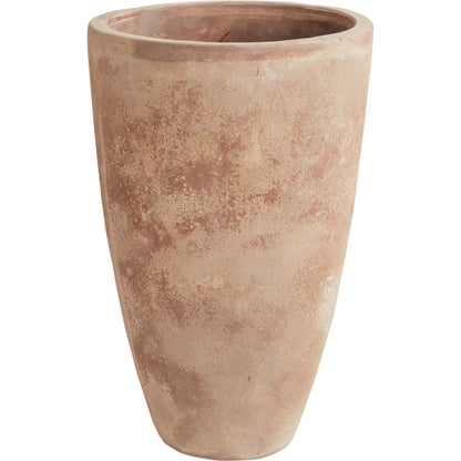 Stellan Vase by Accent Decor in terracotta. Made from ceramic in a rustic style.
