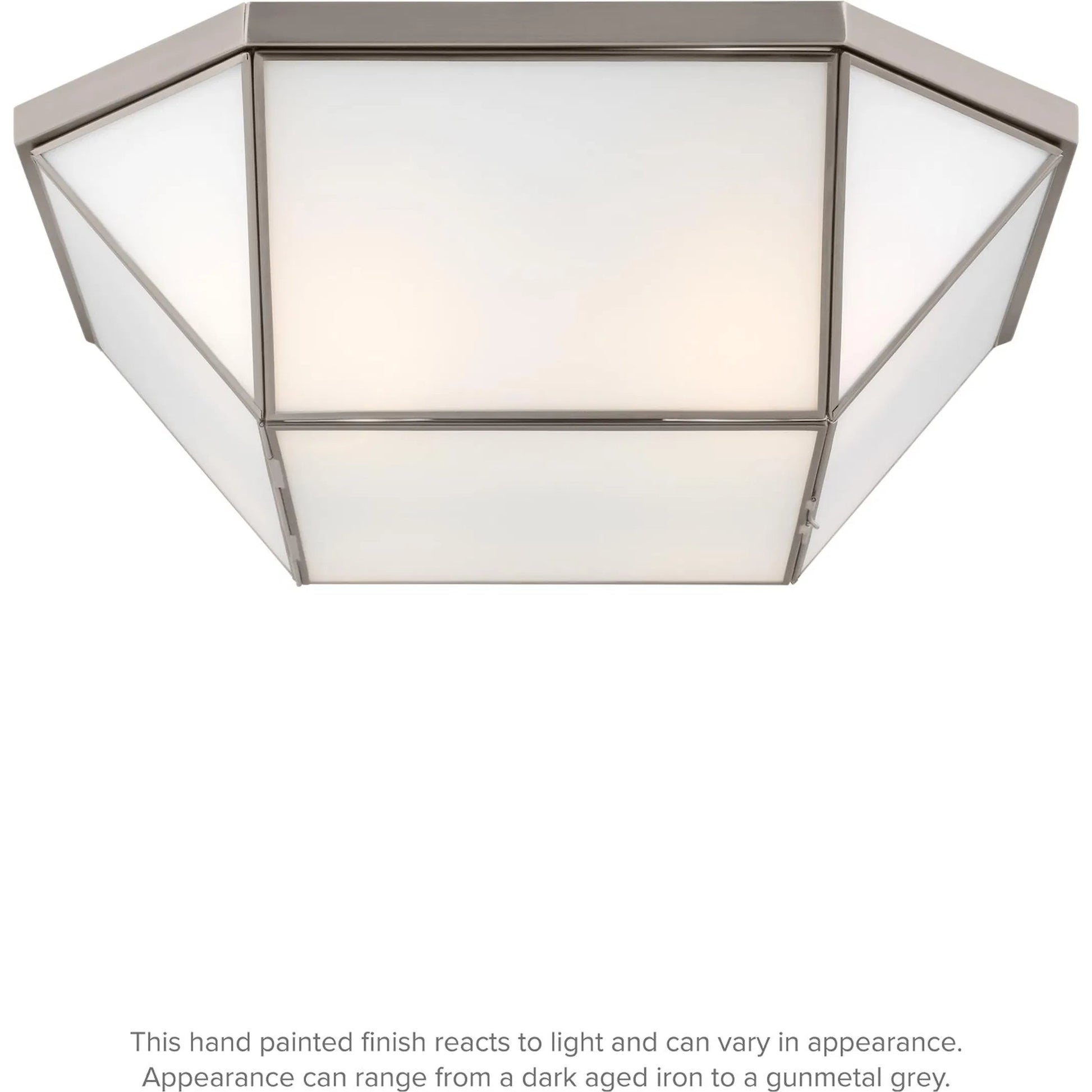 Morrison Four Light Ceiling Flush Mount by Visual Comfort & Co.. Made from steel in a unique style.