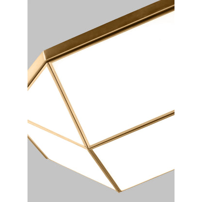Morrison Four Light Ceiling Flush Mount by Visual Comfort & Co.. Made from steel in a unique style.