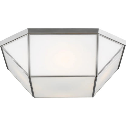 Morrison Four Light Ceiling Flush Mount by Visual Comfort & Co.. Made from steel in a unique style.