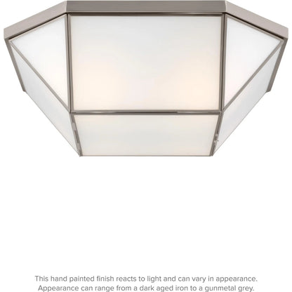 Morrison Four Light Ceiling Flush Mount by Visual Comfort & Co.. Made from steel in a unique style.
