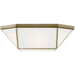 Morrison Four Light Ceiling Flush Mount by Visual Comfort & Co.. Made from steel in a unique style.