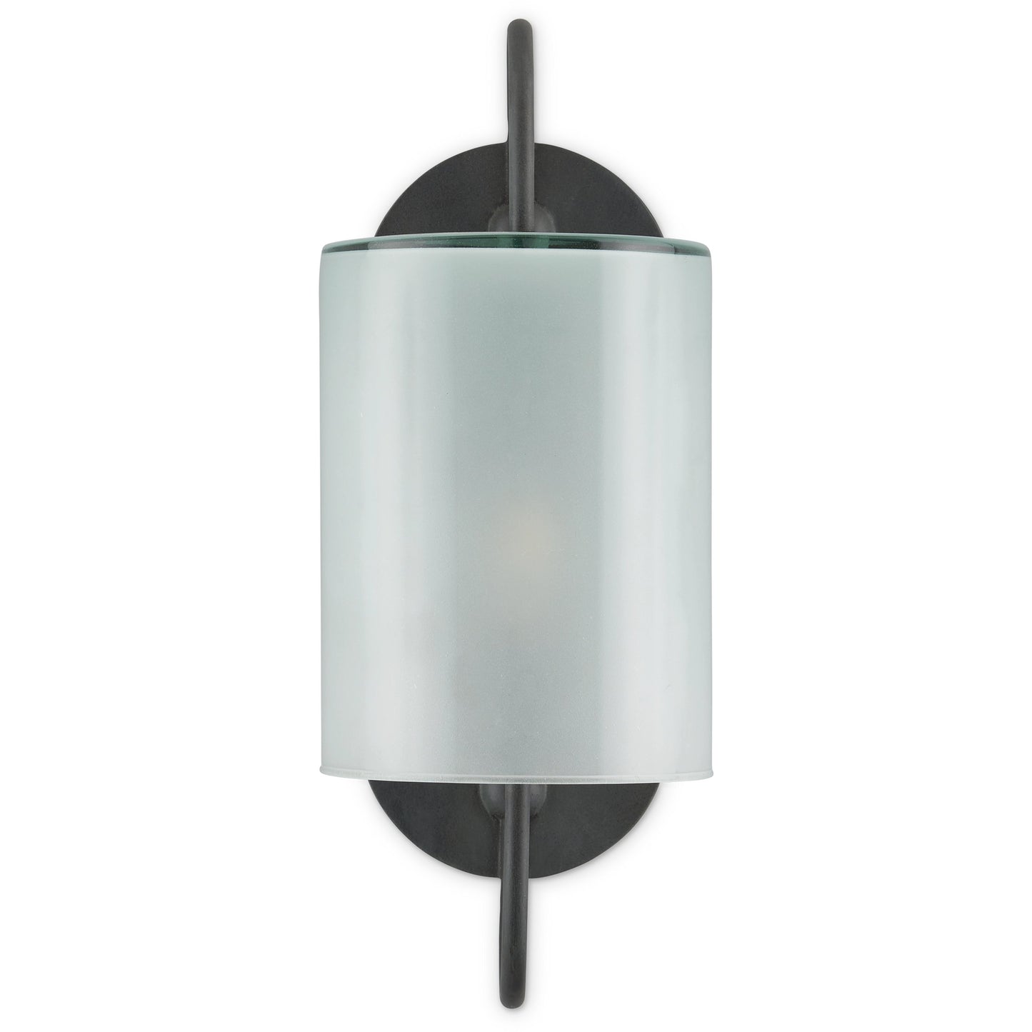 007 SI-2007756 | Additional Silo | Glacier Wall Sconce by Currey and Company. Made from wrought iron, glass in a traditional style.