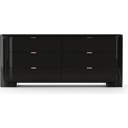 Overlap Dresser by Caracole. Made from stone in a transitional style.
