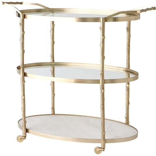 Arbor Bar Cart by Global Views. Made from unique in a transitional style.