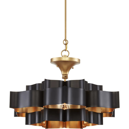Grand Lotus Chandelier by Currey and Company. Made from unique in a modern style.