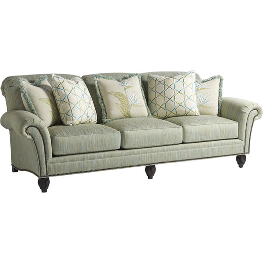 Edgewater Sofa by Tommy Bahama Home in gulf shore. Made from unique in a traditional style.