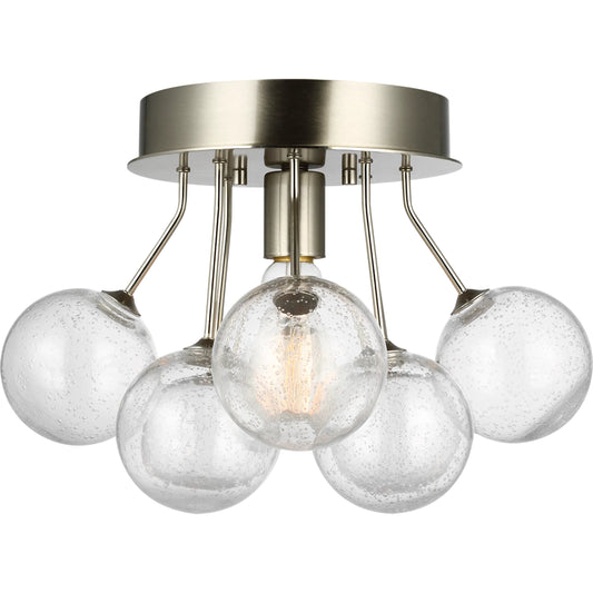 Bronzeville One Light Semi-Flush Mount by Visual Comfort & Co.. Made from steel in a unique style.