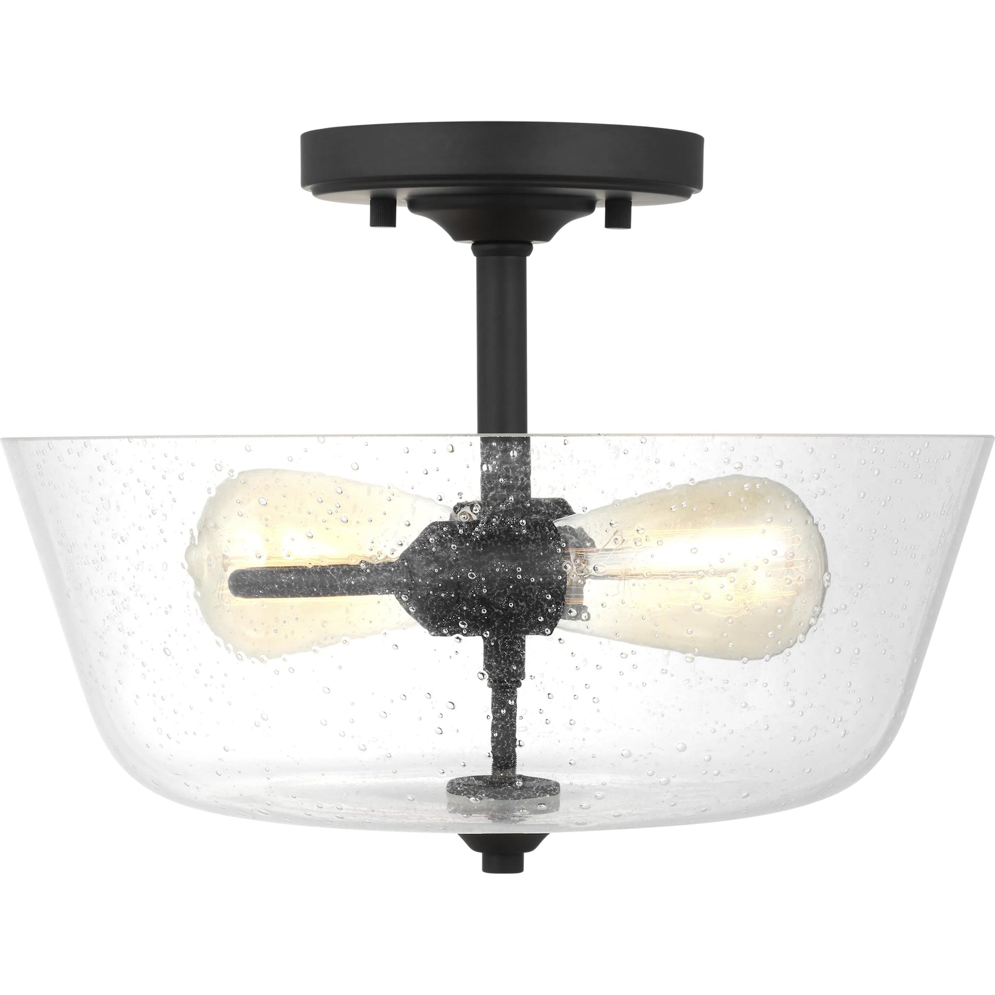 Belton Two Light Ceiling Semi-Flush Mount by Visual Comfort & Co.. Made from steel in a unique style.