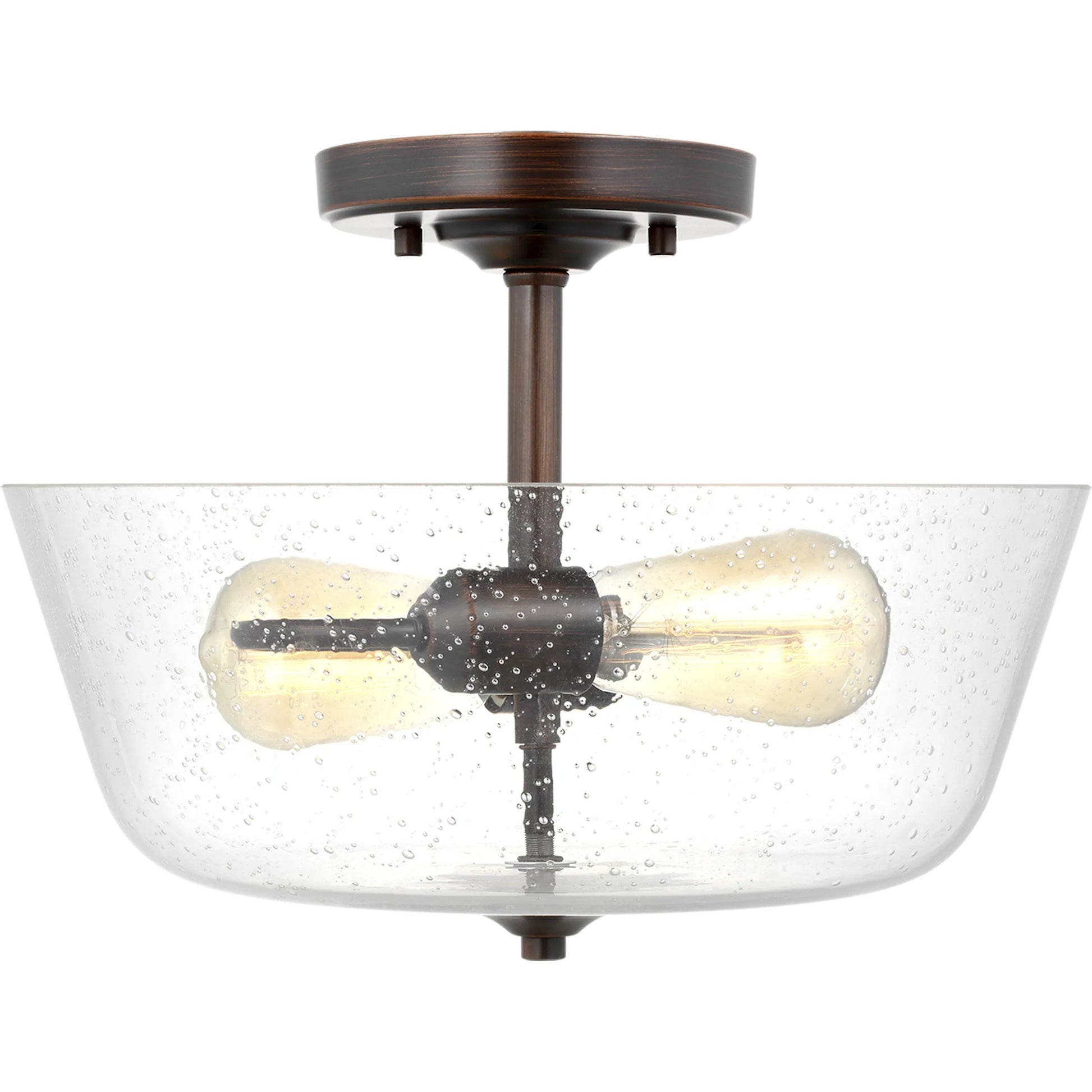 Belton Two Light Ceiling Semi-Flush Mount by Visual Comfort & Co.. Made from steel in a unique style.