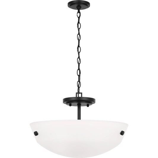 Kerrville Two Light Semi-Flush Convertible Pendant by Visual Comfort & Co.. Made from steel, glass in a unique style.