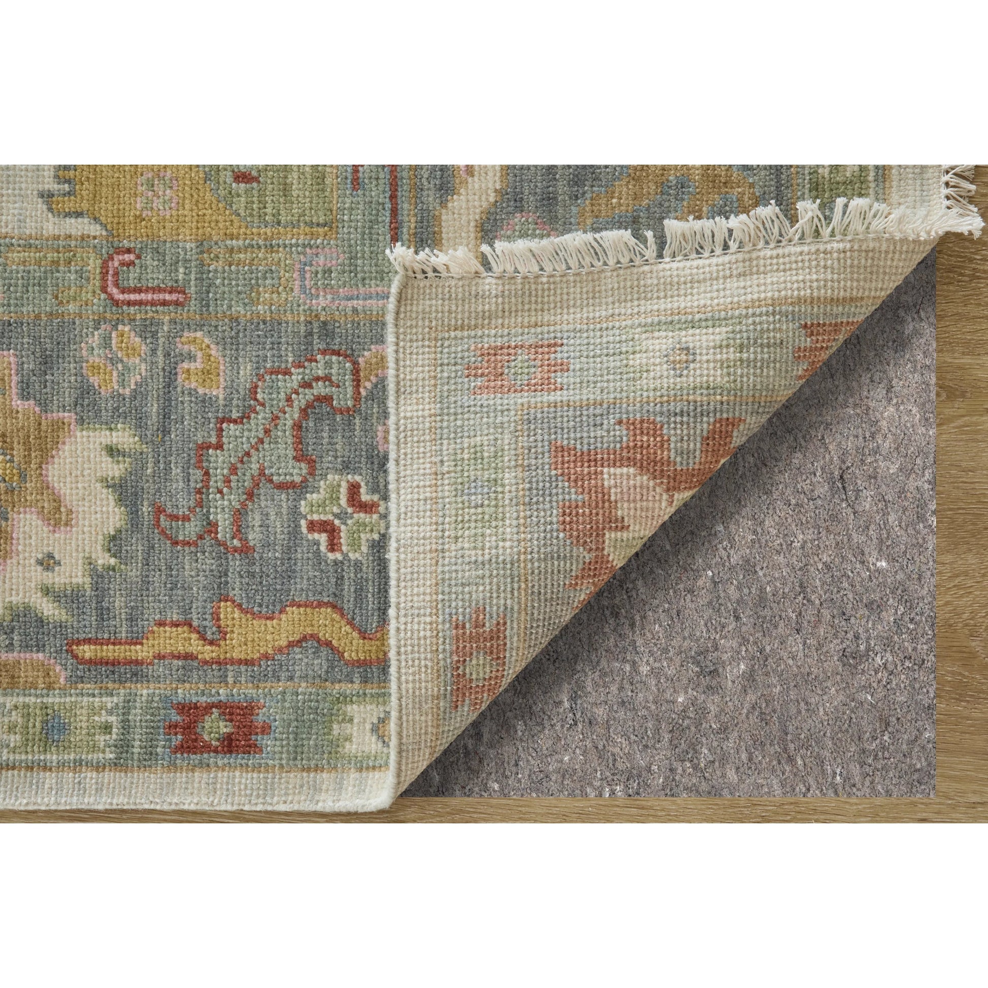 Karina Traditional Persian Rug - 6794F by Feizy in blue, gray, gold. Made from wool in a unique style.