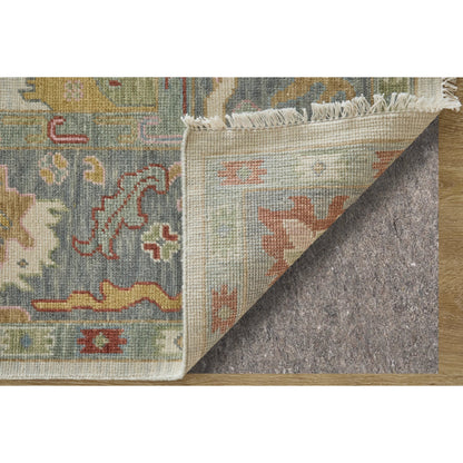 Karina Traditional Persian Rug - 6794F by Feizy in blue, gray, gold. Made from wool in a unique style.