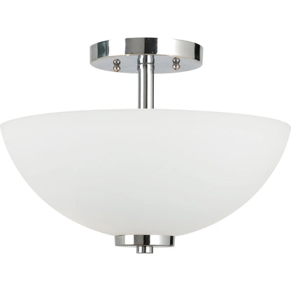 Oslo Two Light Semi-Flush Convertible Pendant by Visual Comfort & Co.. Made from steel in a unique style.