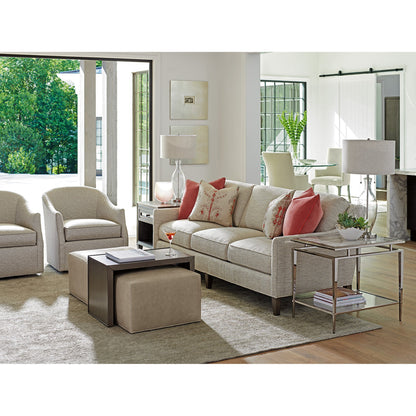 Athene Stainless End Table by Lexington. Made from unique in a transitional style.