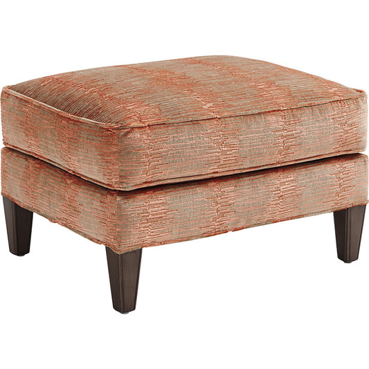 Turin Ottoman by Lexington in marigold. Made from unique in a transitional style.