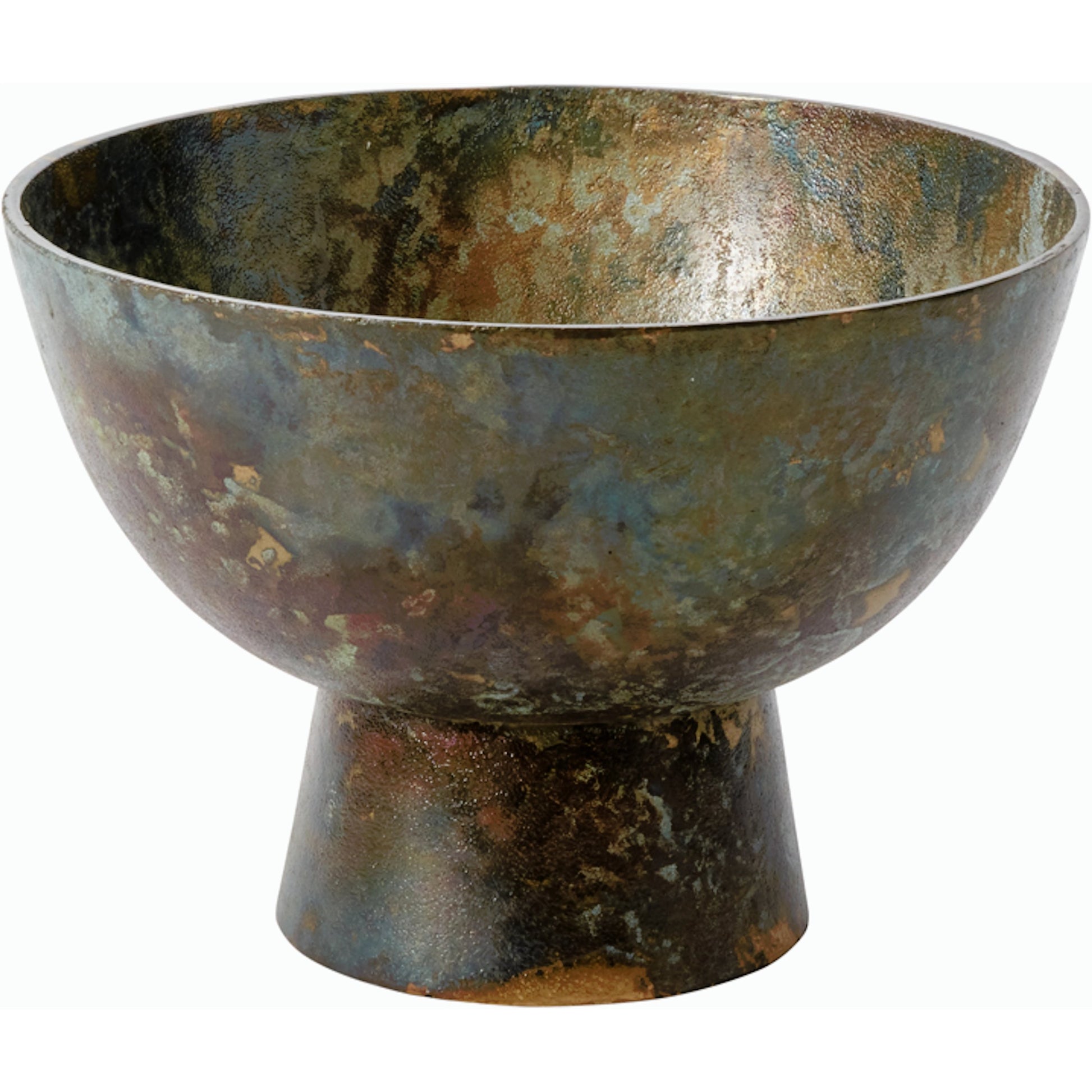 Edinburgh Compote by Accent Decor in bronze. Made from metal in a unique style.