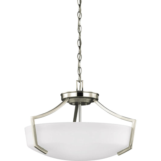 Hanford Three Light Ceiling Convertible Pendant by Visual Comfort & Co.. Made from steel in a transitional style.