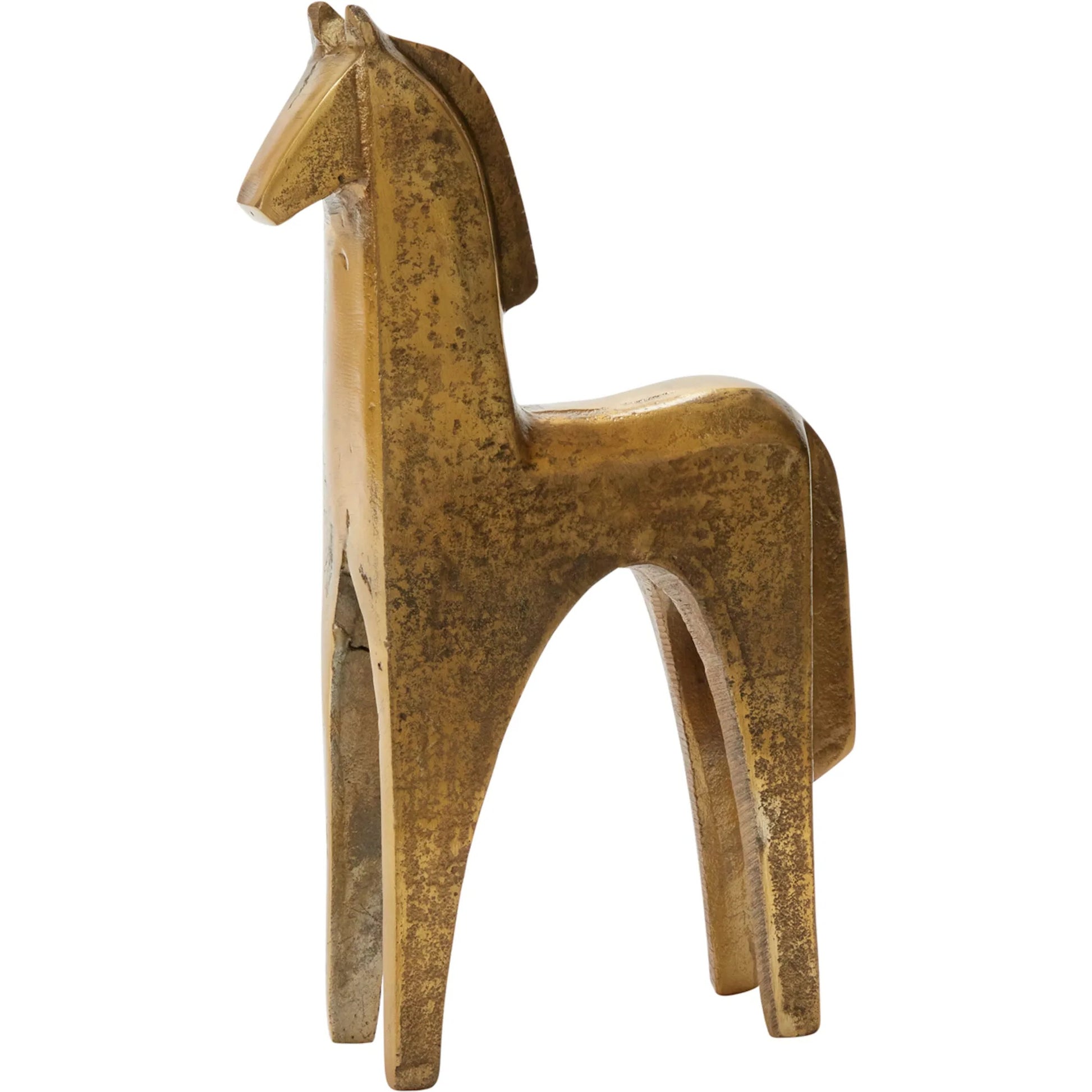 Arabian Figurine by Accent Decor in antique, gold. Made from metal in a unique style.