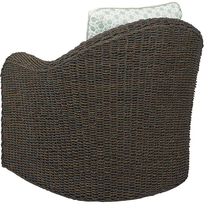 Seabury Swivel Chair by Lexington in misty gray. Made from unique in a coastal style.
