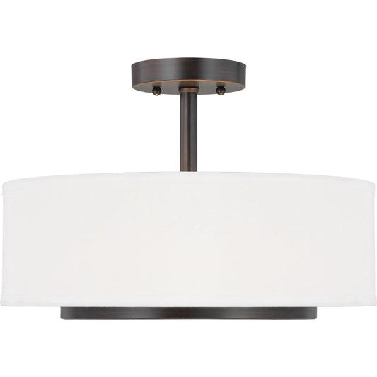 Nance Two Light Semi-Flush Convertible Pendant by Visual Comfort & Co.. Made from steel in a unique style.