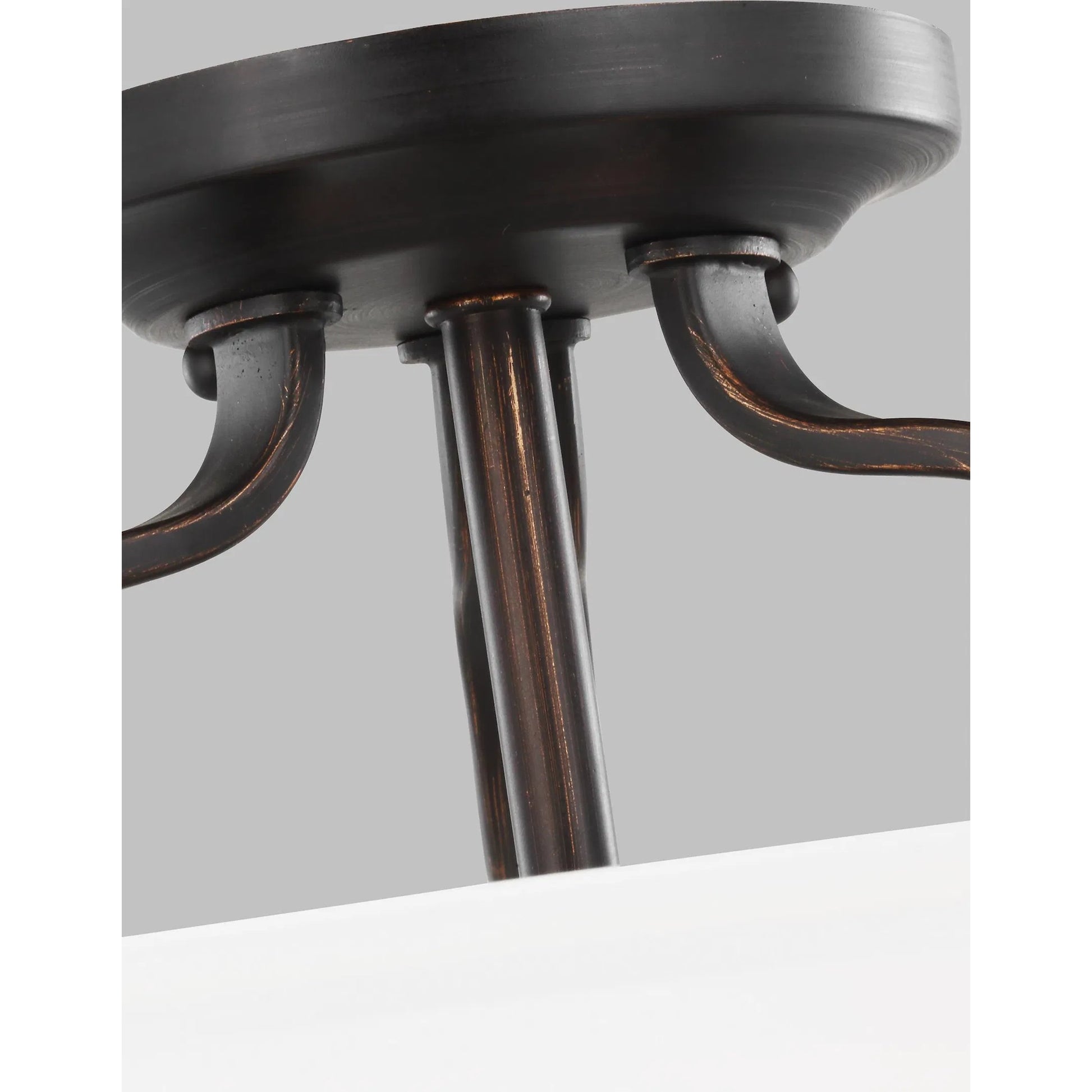 Emmons Two Light Semi-Flush by Visual Comfort & Co.. Made from steel in a transitional style.
