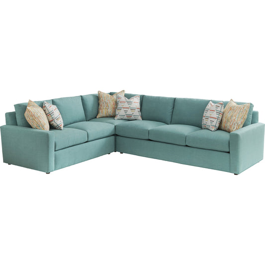 Rivershores Sectional by Tommy Bahama Home in ocean. Made from unique in a coastal style.