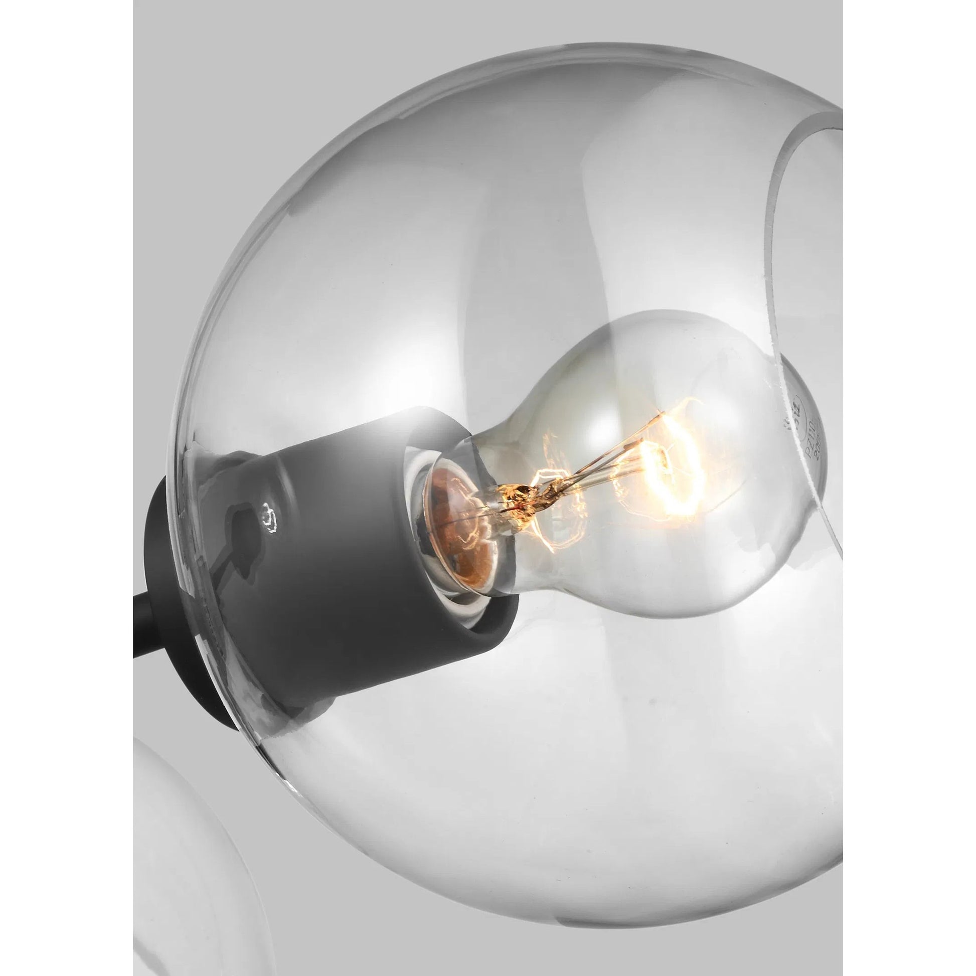 Codyn Three Light Semi-Flush Convertible Pendant by Visual Comfort & Co.. Made from steel in a modern style.