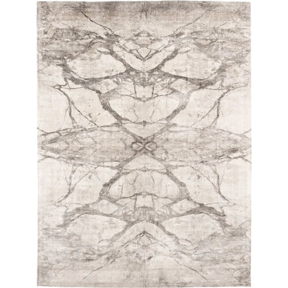 Mirror Match Marble Rug by Global Views in neutral and marble. Made from unique in a traditional style.