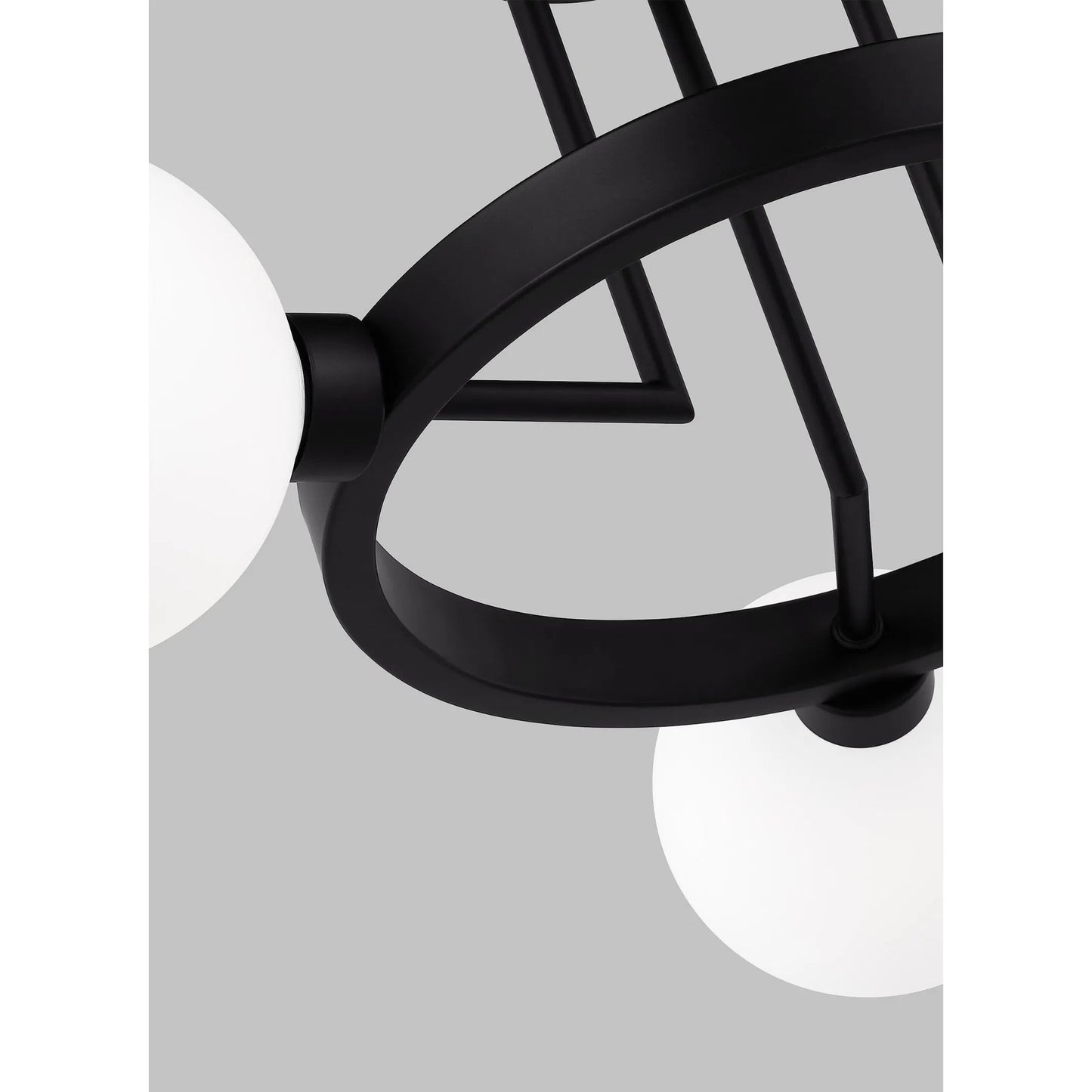 008 SI-2233426 | Unknown | Clybourn Three Light Semi-Flush Mount by Visual Comfort & Co.. Made from steel in a unique style.