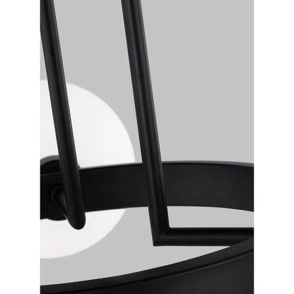 Clybourn Three Light Semi-Flush Mount by Visual Comfort & Co.. Made from steel in a unique style.