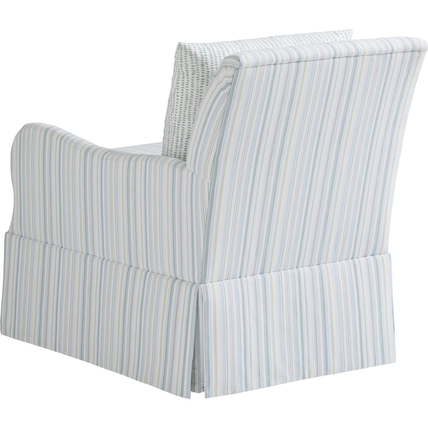 002 SR-836322 | Additional Silo | Palm Frond Swivel Chair by Tommy Bahama Home in blue. Made from unique in a transitional style.