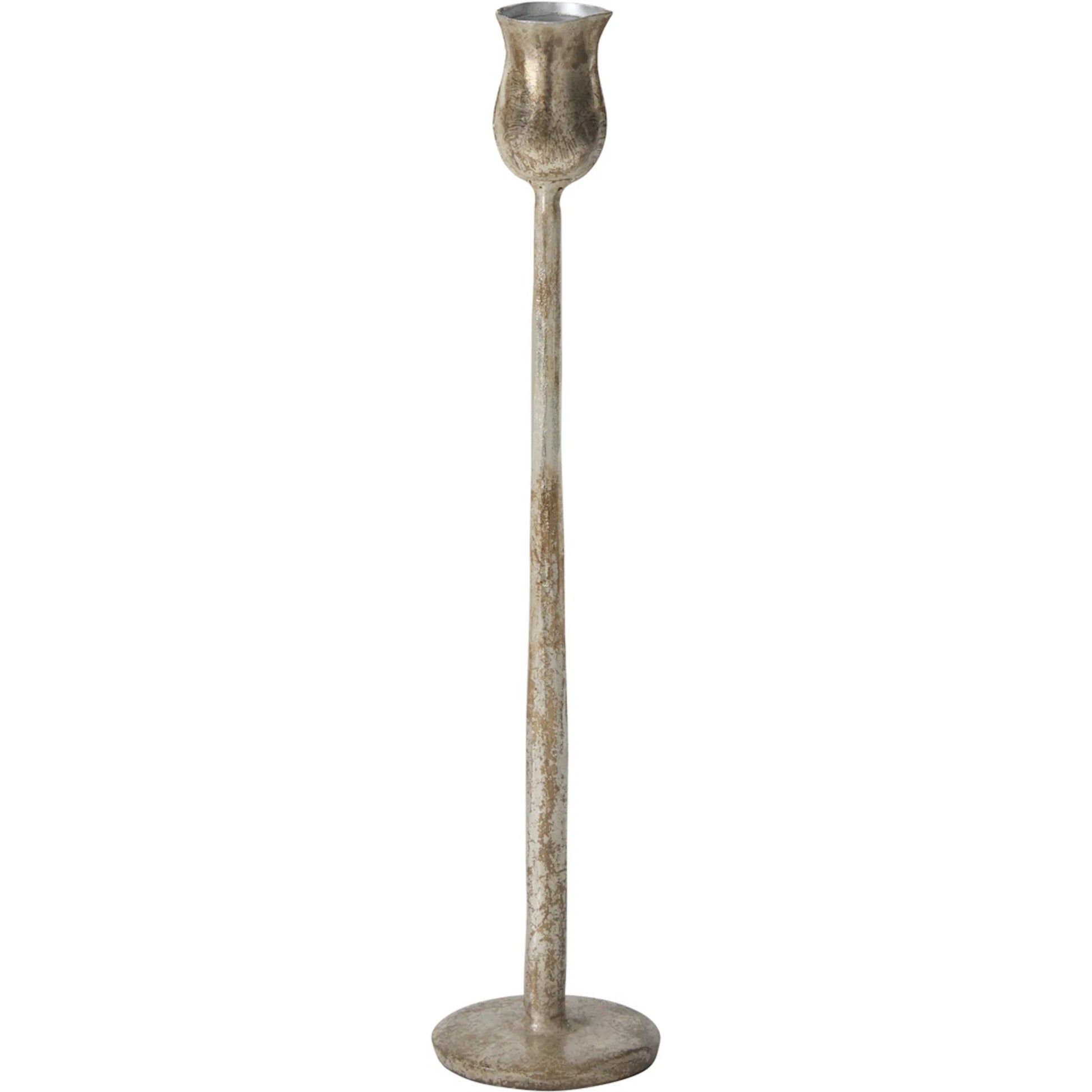 Auric Candlestick by Accent Decor. Made from metal in a modern style.