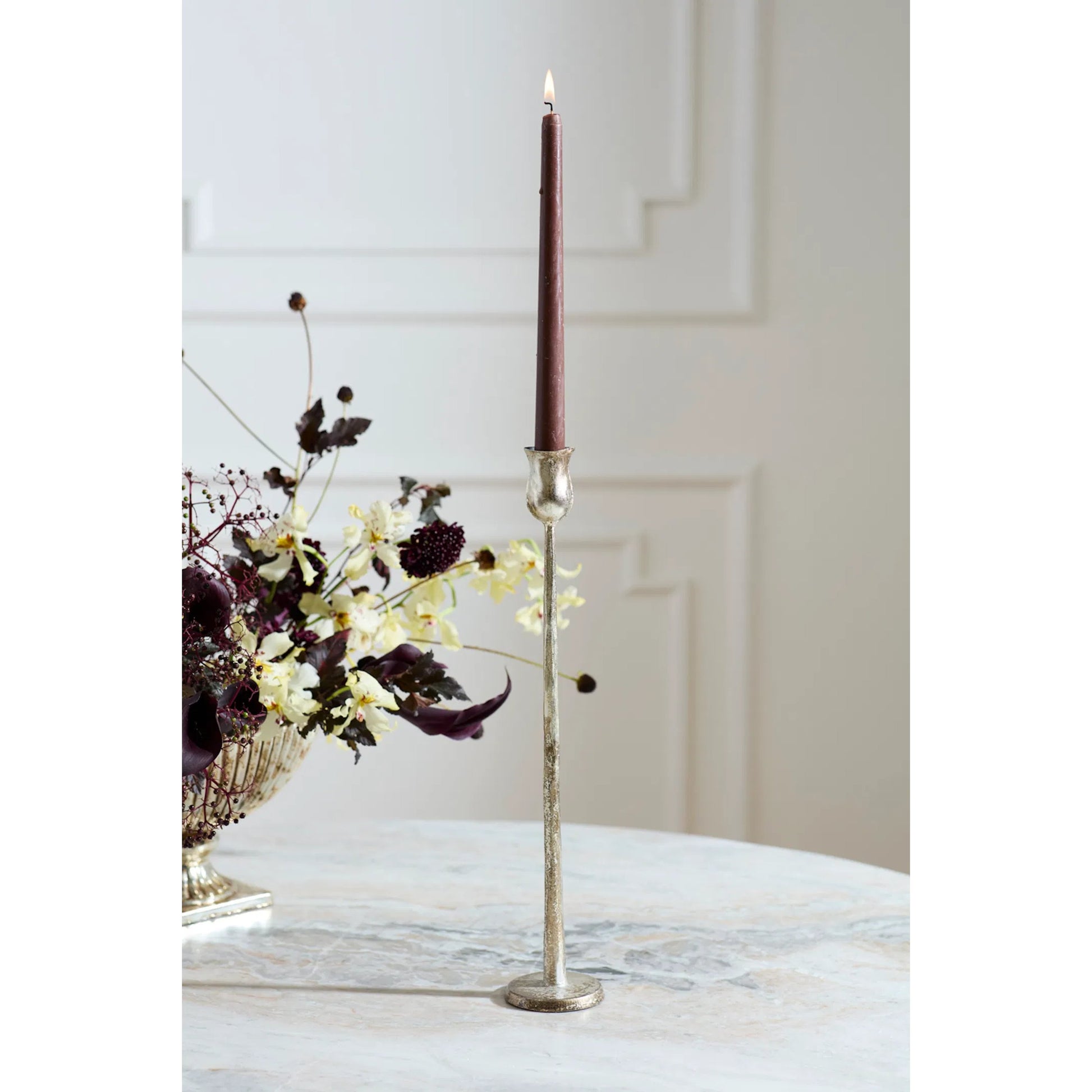 Auric Candlestick by Accent Decor. Made from metal in a modern style.