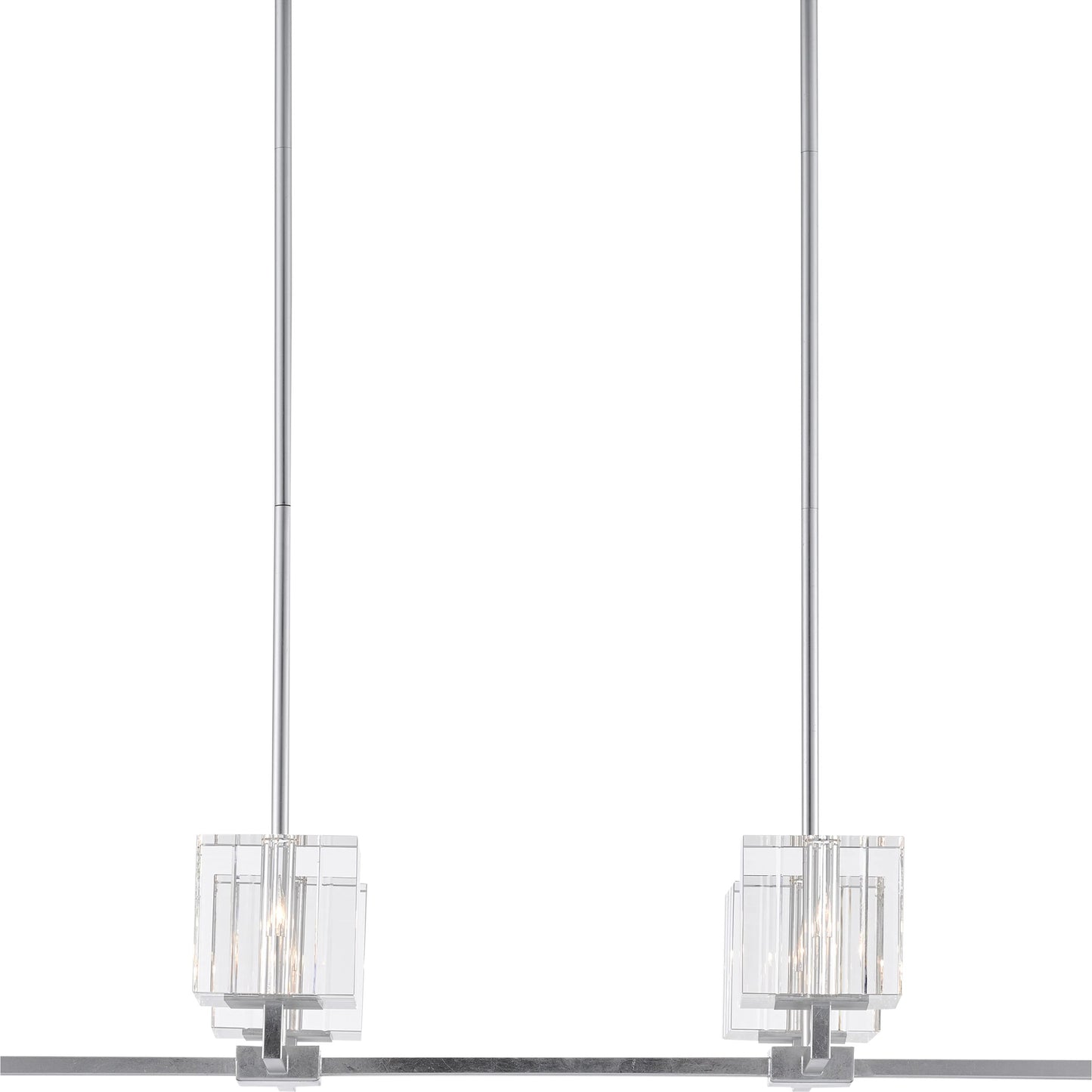 008 SR-912627 | Additional Silo | Valerio Chandelier by Currey and Company in silver leaf. Made from metal, optic crystal in a modern style.