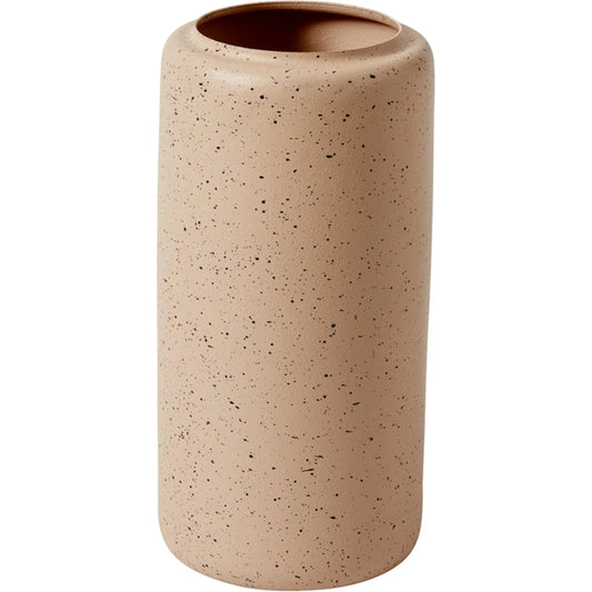 Asmara Vase 6 by Accent Decor in tan. Made from metal in a unique style.