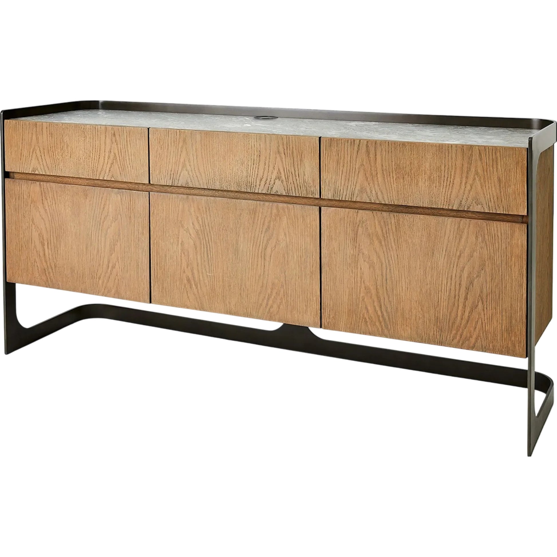 Element Media Cabinet by Global Views in grey and marble. Made from unique in a modern style.