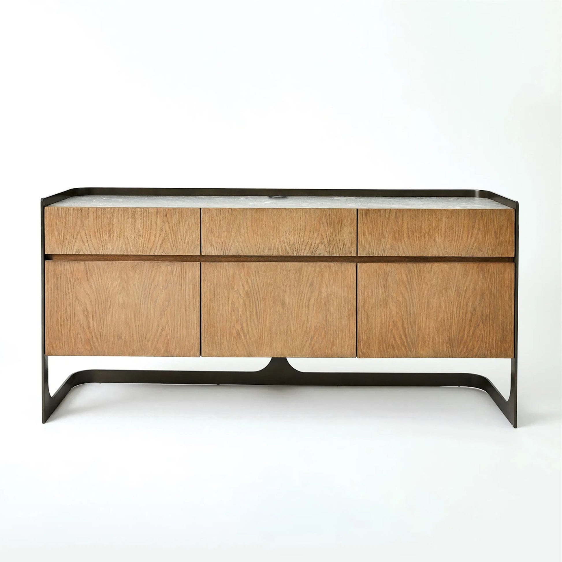 Element Media Cabinet by Global Views in grey and marble. Made from unique in a modern style.