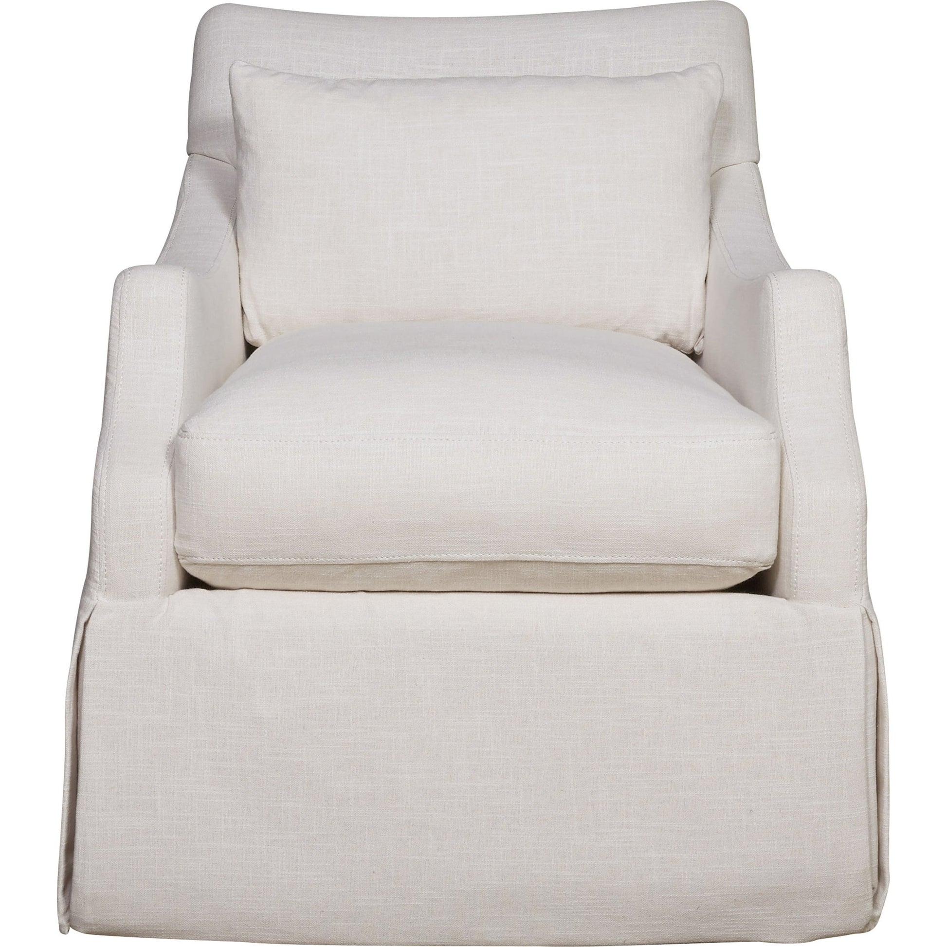 Margaux Accent Chair by Universal Furniture in paxton sand and sumatra. Made from 81% polyester, 19% cotton in a transitional style.