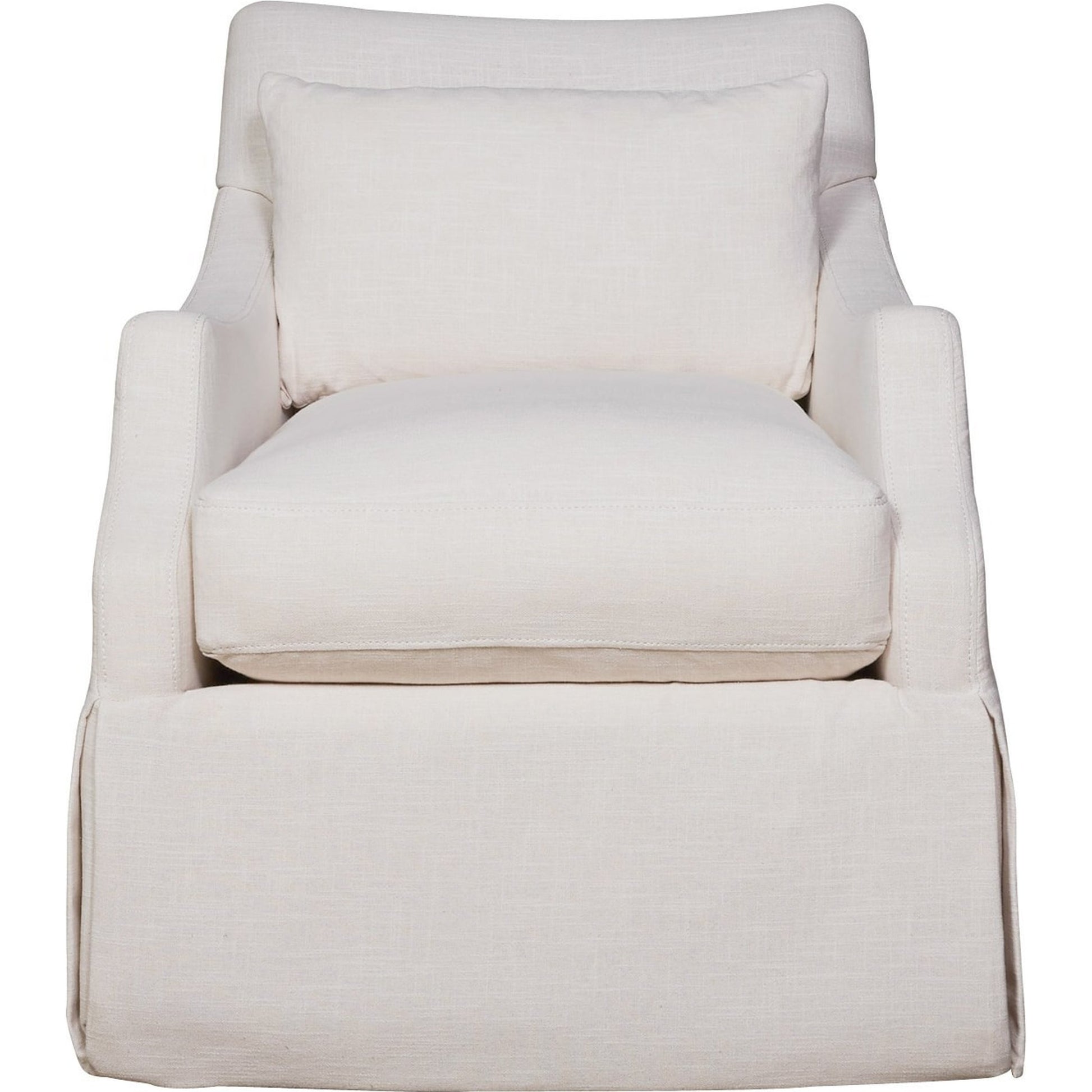 Margaux Accent Chair by Universal Furniture in paxton sand and sumatra. Made from 81% polyester, 19% cotton in a transitional style.