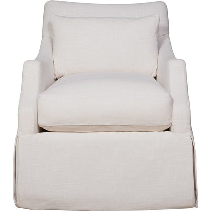 Margaux Accent Chair by Universal Furniture in paxton sand and sumatra. Made from 81% polyester, 19% cotton in a transitional style.