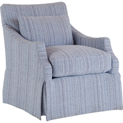 Margaux Accent Chair by Universal Furniture in paxton sand and sumatra. Made from 81% polyester, 19% cotton in a transitional style.