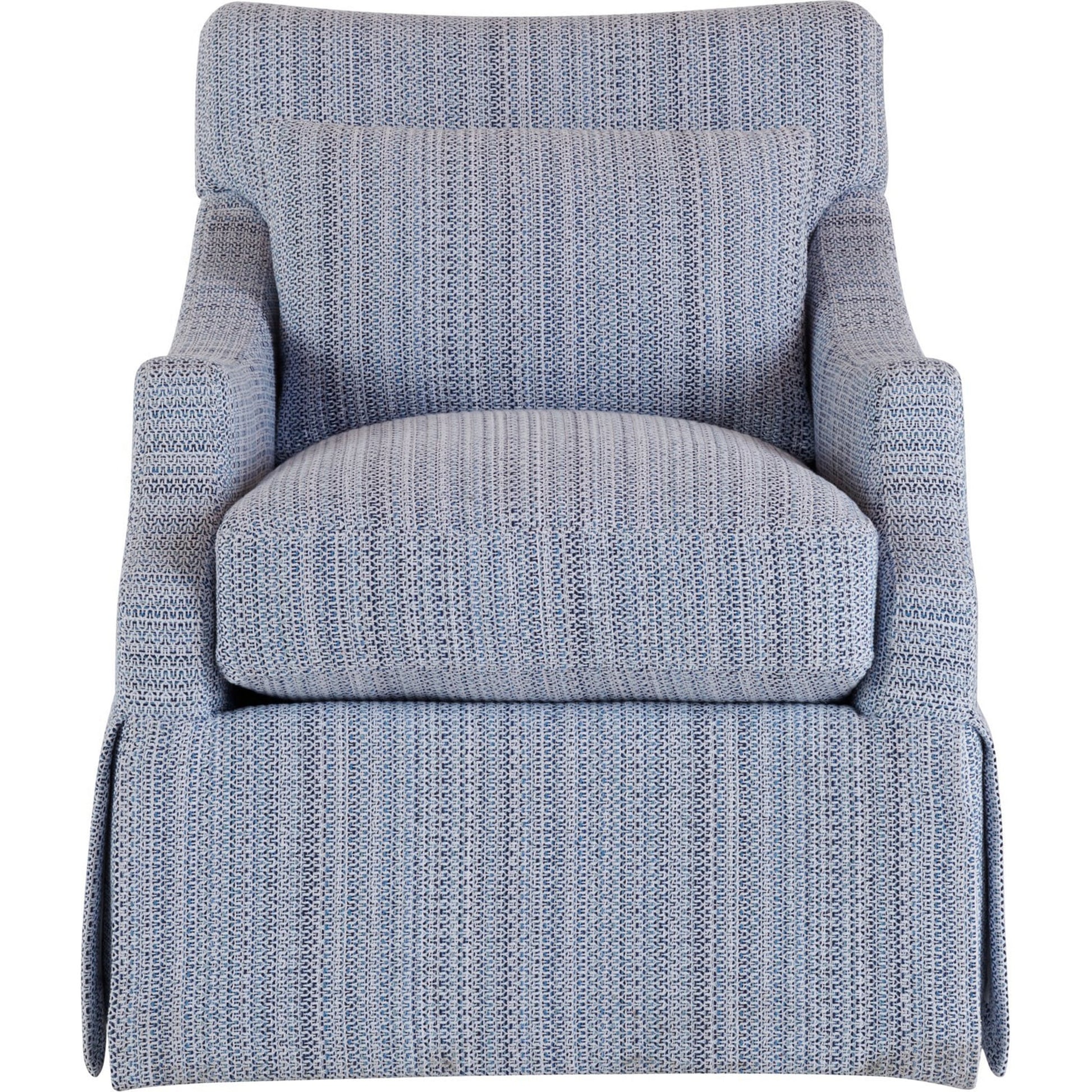 Margaux Accent Chair by Universal Furniture in paxton sand and sumatra. Made from 81% polyester, 19% cotton in a transitional style.