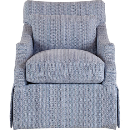Margaux Accent Chair by Universal Furniture in paxton sand and sumatra. Made from 81% polyester, 19% cotton in a transitional style.