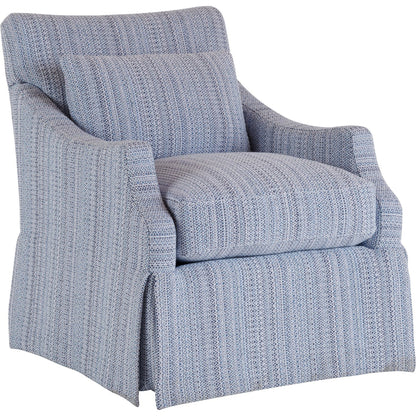 Margaux Accent Chair by Universal Furniture in paxton sand and sumatra. Made from 81% polyester, 19% cotton in a transitional style.
