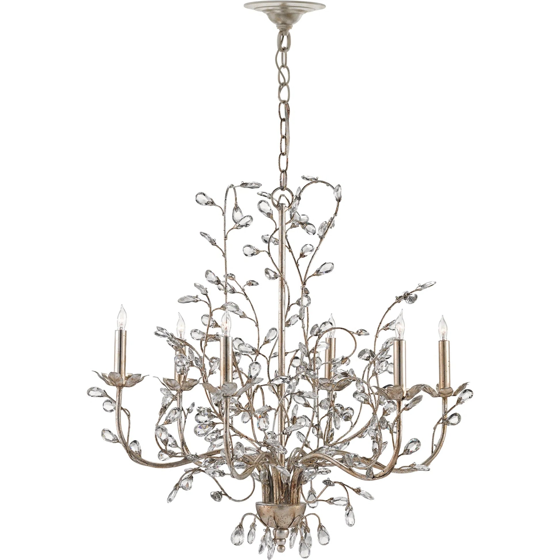 Crystal Bud Chandelier by Currey and Company. Made from unique in a traditional style.