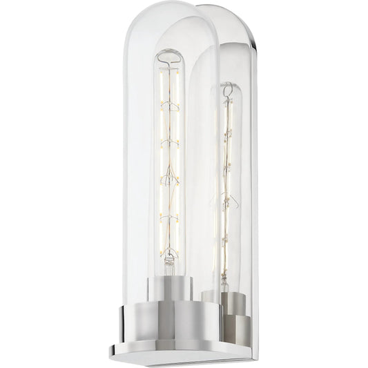 Irwin 1 Light Sconce by Hudson Valley. Made from steel in a modern style.