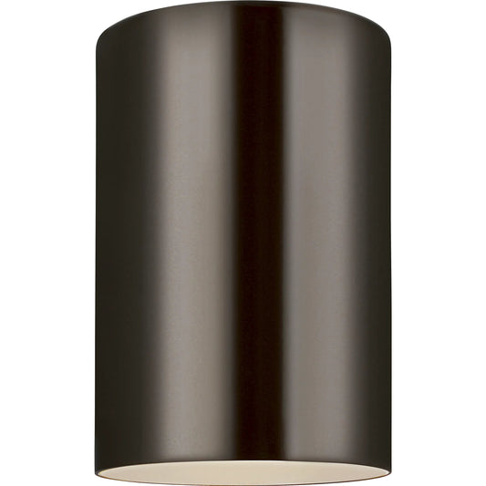 Outdoor Cylinders Small LED Ceiling Flush Mount by Visual Comfort & Co.. Made from aluminum in a unique style.