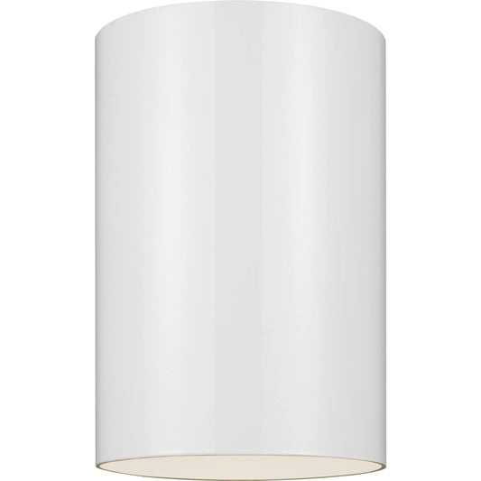 Outdoor Cylinders Small LED Ceiling Flush Mount by Visual Comfort & Co.. Made from aluminum in a unique style.