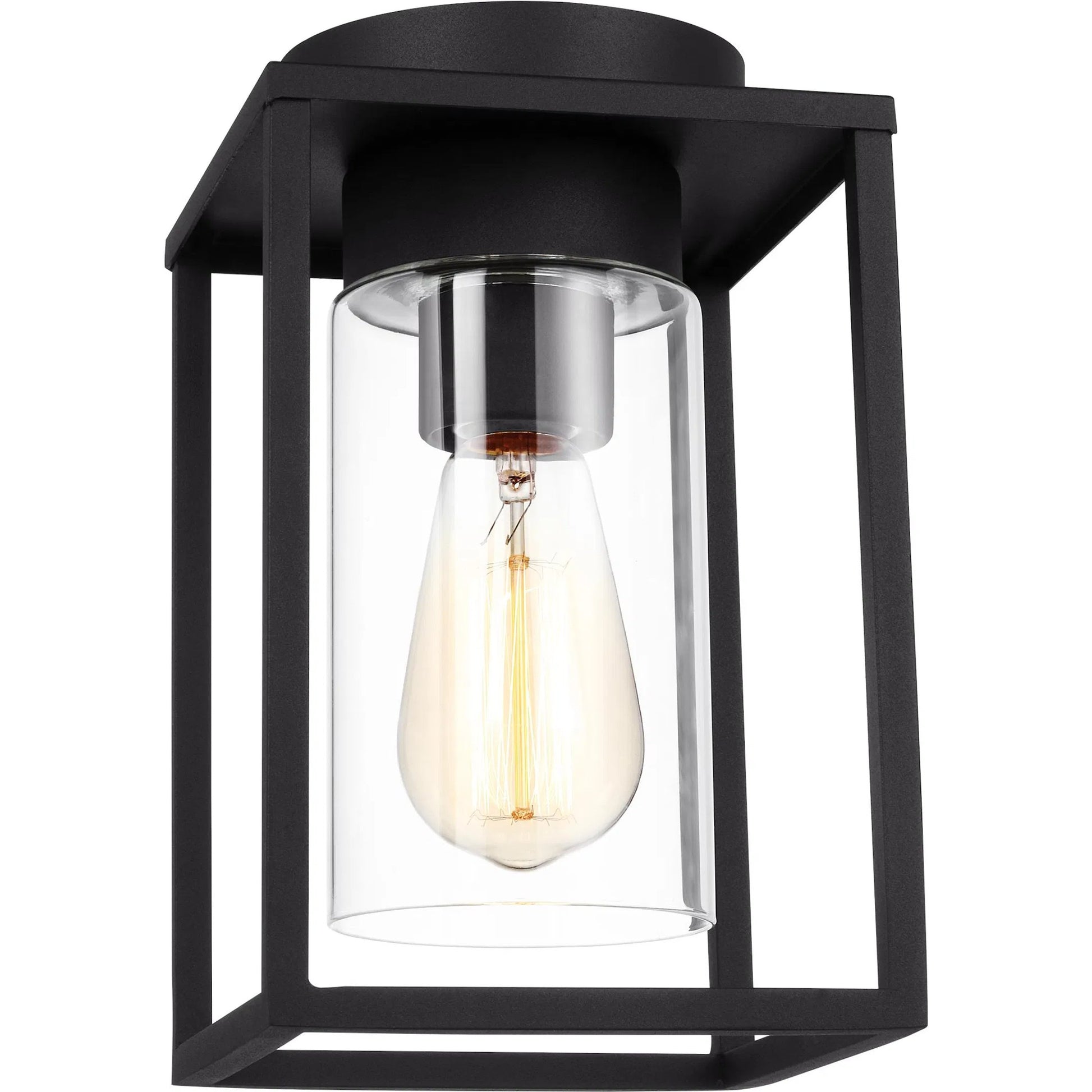 Vado One Light Outdoor Ceiling Flush Mount by Visual Comfort & Co.. Made from aluminum in a unique style.
